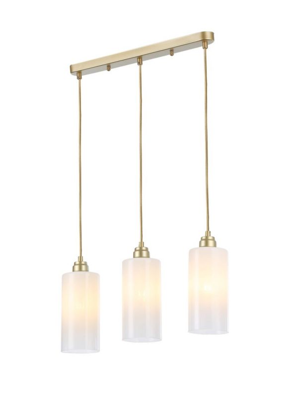 Lampa wisząca Rabalux Panthea złoto-biała wym: 170 x 50 x 10 cm 3xE27 x 1 szt.