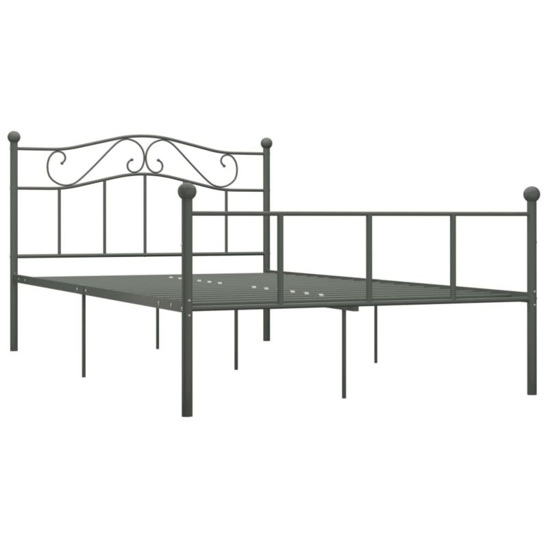 Łóżko metalowe WaszeMeble 160x200 cm szara WM-284534 1 szt.