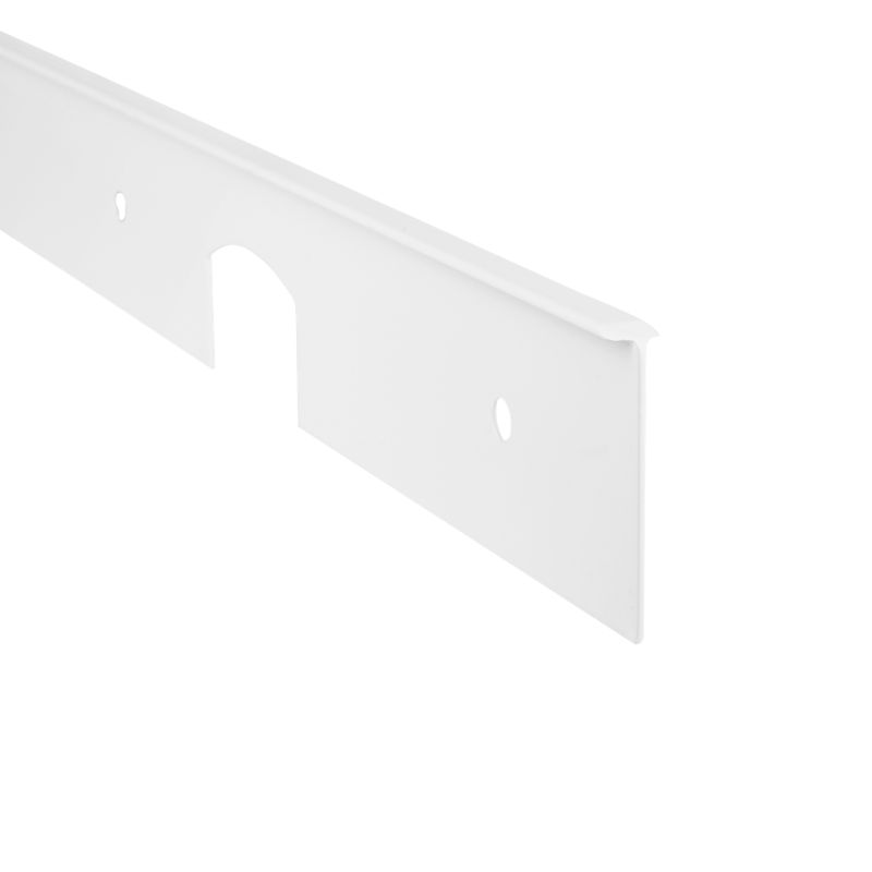 Listwa przyblatowa Cezar aluminiowa kątowa 38 mm 62 cm biała