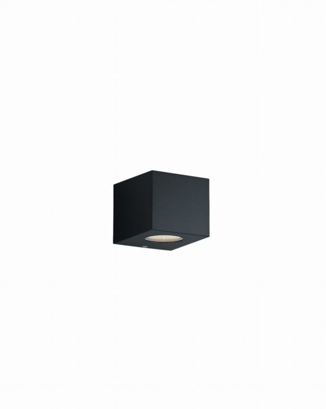 Kinkiet ścienny zewnętrzny RL Cordoba czarny LED 2W 3000K 200lm IP44 wym: 9 x 10 x 10 cm tworzywo sztuczne - 1 szt.