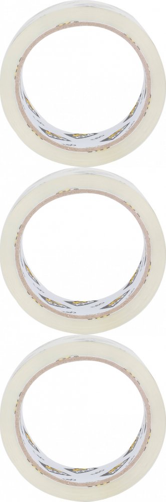 3x Taśma pakowa Deli Stick Up Crystal Clear, akryl, 48mmx50m, przezroczysty