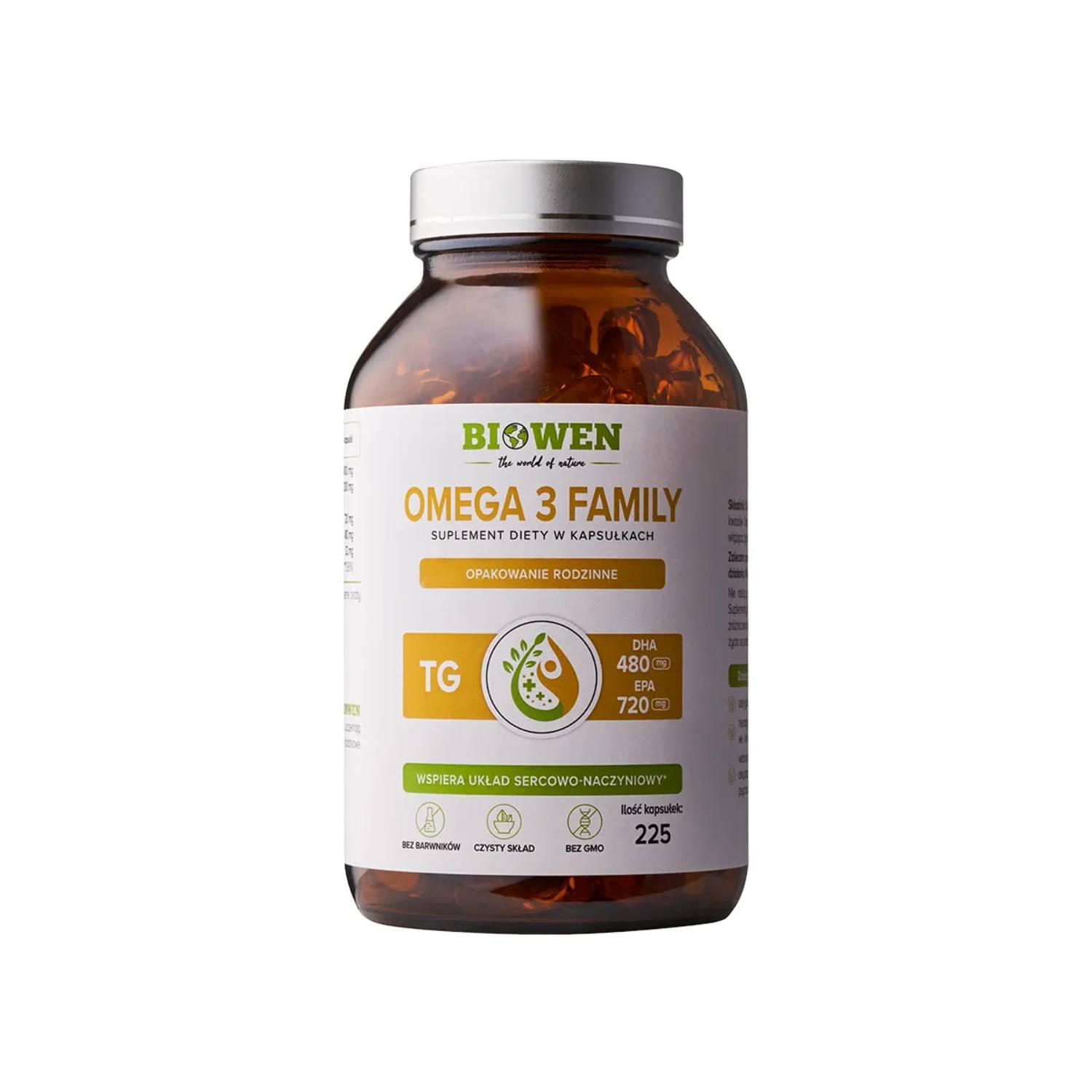 Biowen omega 3 family, 225 kapsułek