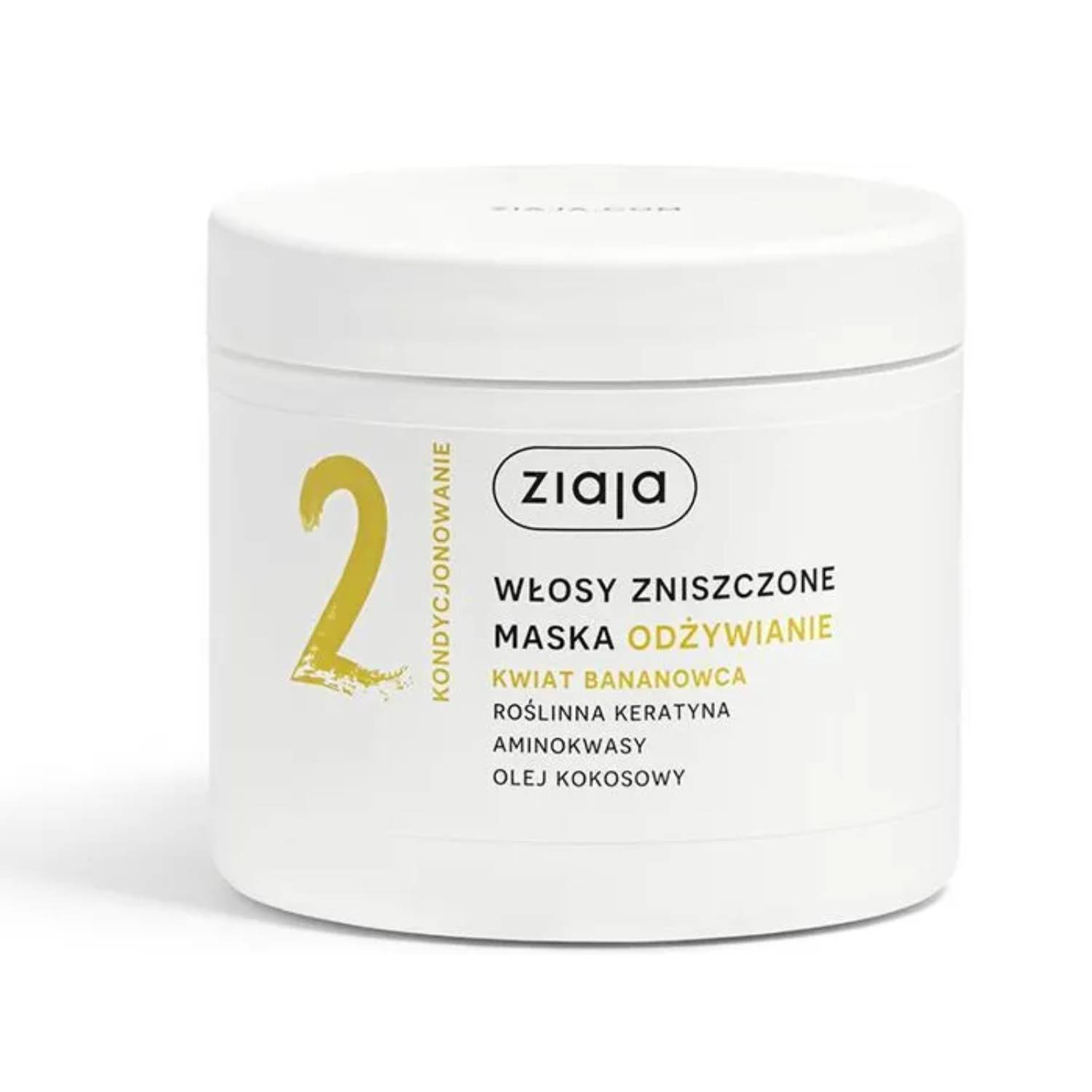 Ziaja odżywianie - kwiat bananowca, maska do włosów, 350 ml