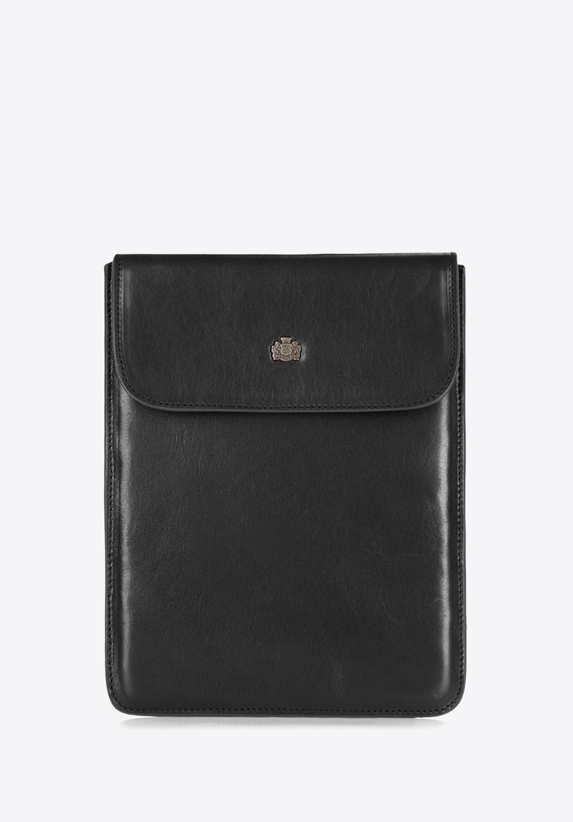Etui na tablet skórzane czarne