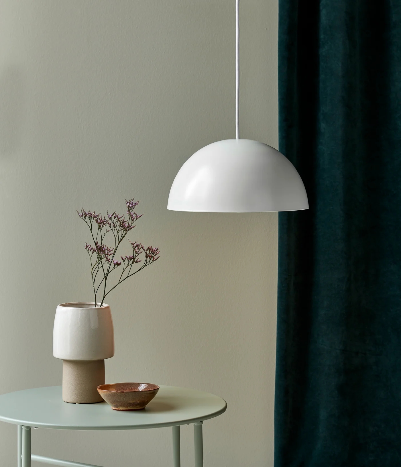 Nordlux Ellen lampa wisząca 1x40W biała 48563001
