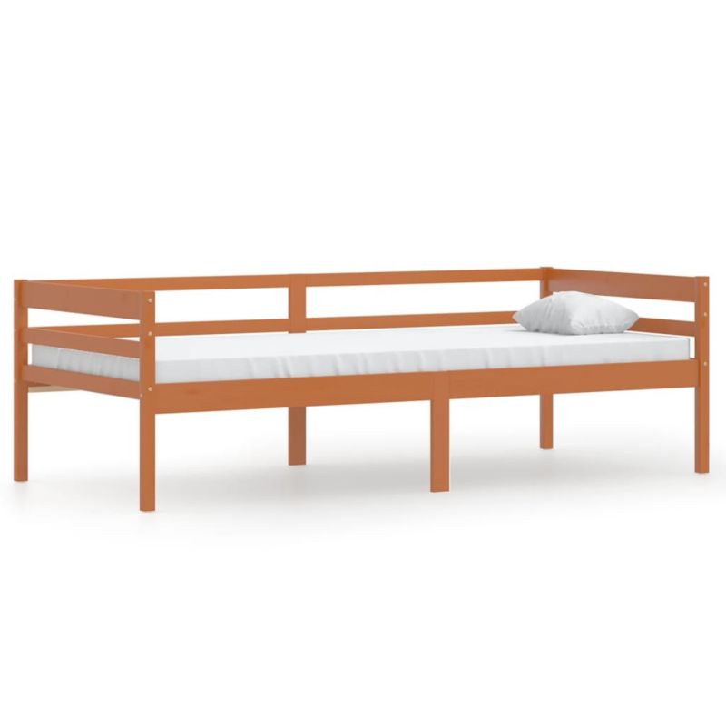 Łóżko drewniane WaszeMeble 90x200 cm brąz WM-322053 1 szt.
