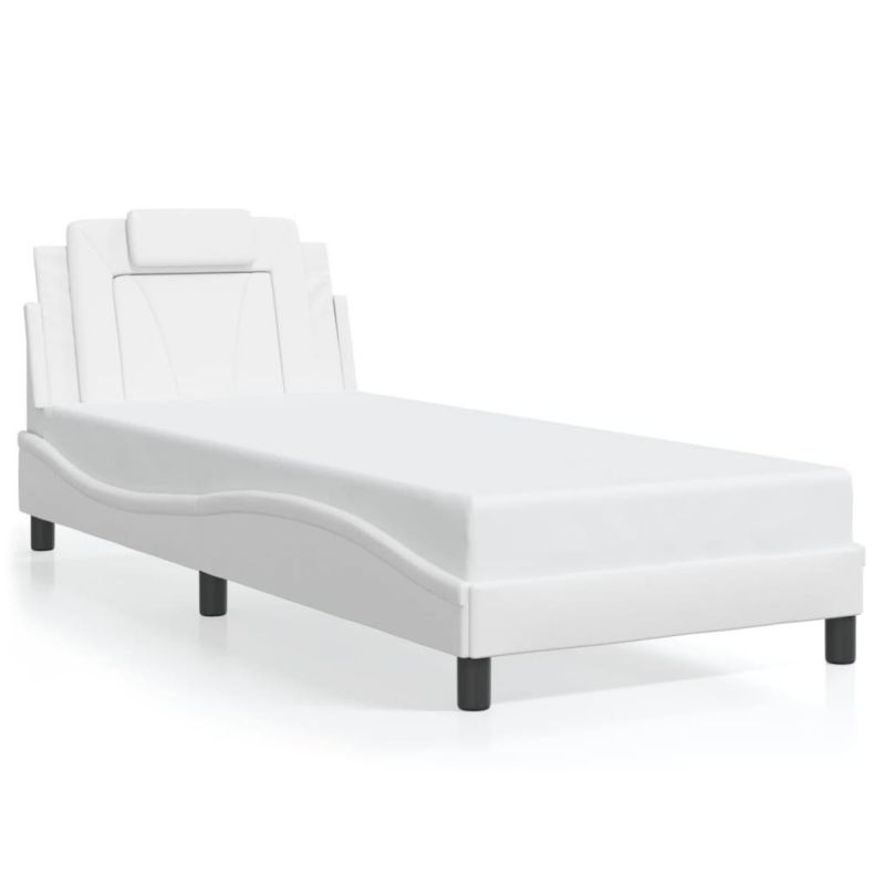 Łóżko tapicerowane WaszeMeble 90x200 cm biała WM-3208069 1 szt.