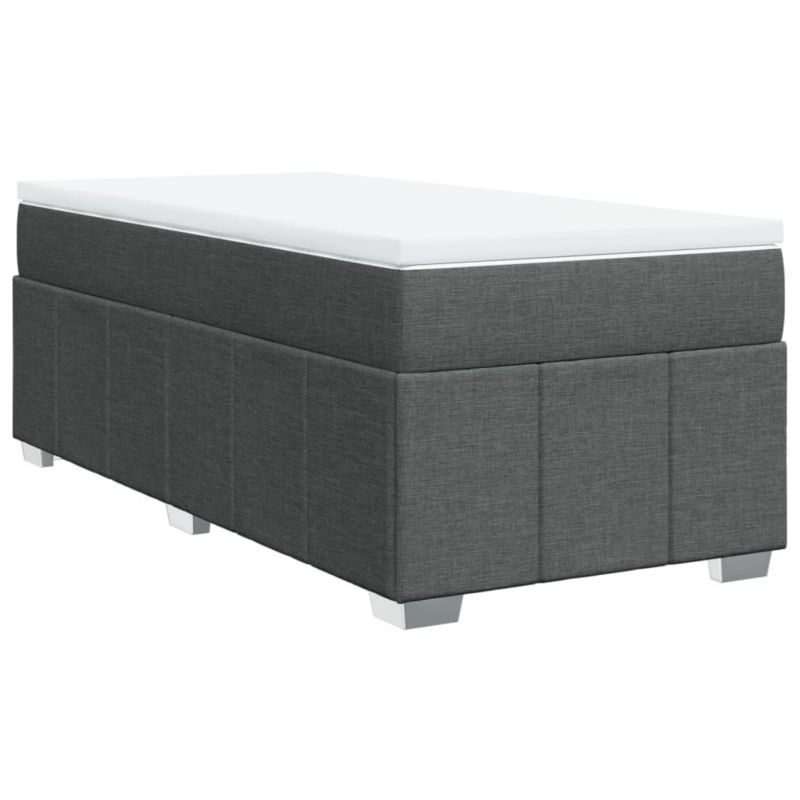 Łóżko kontynentalne WaszeMeble 80x200 cm ciemnoszara WM-3285429 1 szt.