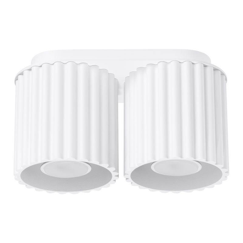 Plafon Sollux Lighting AURA 2 biały GU10 1 szt.