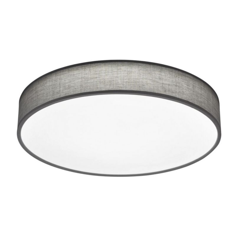 Plafon sufitowy Trio Lugano szary LED 40W 2700K-6000K 3300 lm IP20 wym: 10 x 60 x 60 cm tkanina - 1 szt.