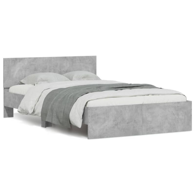 Łóżko drewniane WaszeMeble 120x190 cm szarość WM-3207514 1 szt.