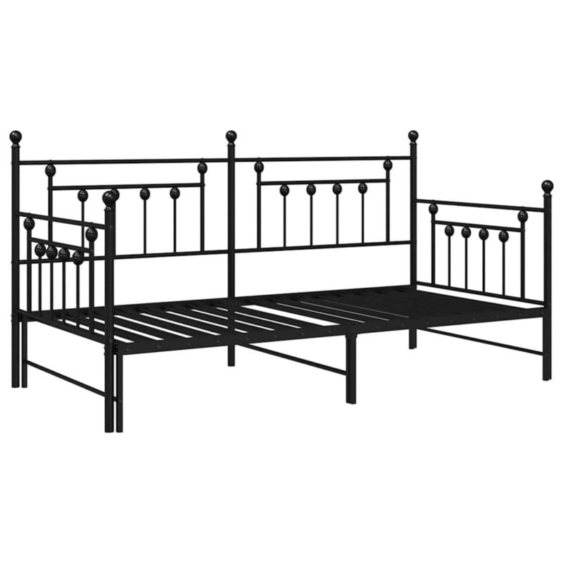 Łóżko metalowe WaszeMeble 90x200 cm czarny WM-42002666 1 szt.