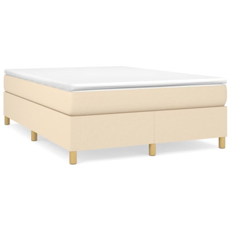 Łóżko tapicerowane WaszeMeble 140x190 cm kremowa WM-3120958 1 szt.
