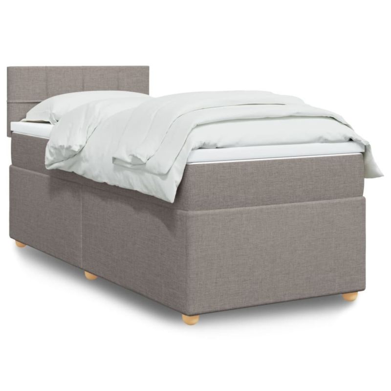 Łóżko kontynentalne WaszeMeble 90x200 cm Brązowe WM-3288867 1 szt.