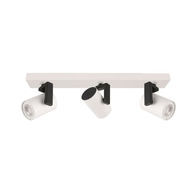 Lampa sufitowa wisząca Italux Mola 4981 biało-czarna nowoczesna 3xGU10 x 35W 1 szt.