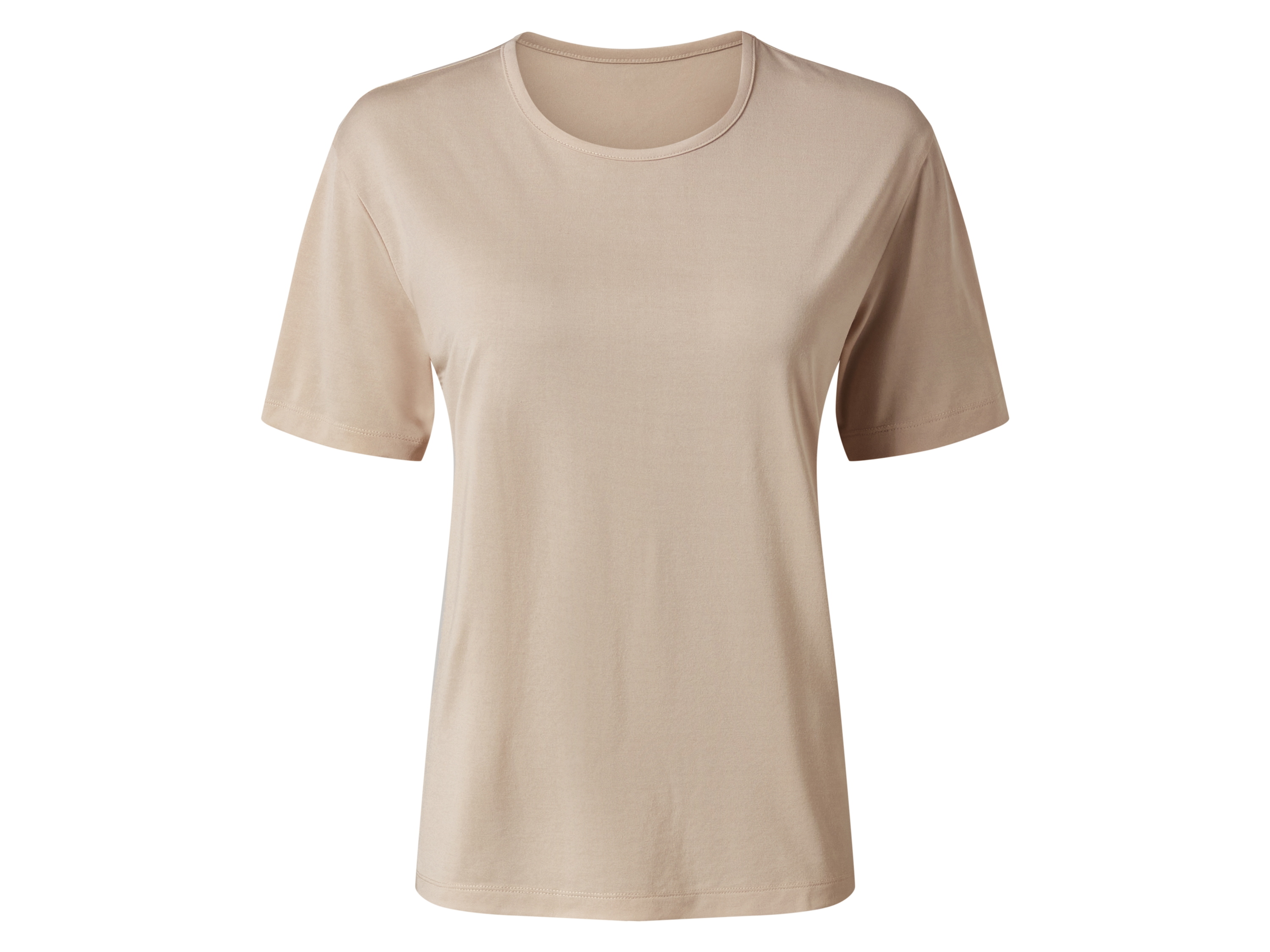 esmara T-shirt damski z modalem Beżowy, S36/38