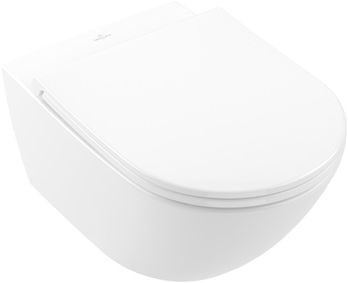 Darmowa Dostawa - Combi-Pack zestaw z deską wisząca bez kołnierza spłukiwanie wirowe biały Villeroy & Boch Subway 4670T9R1