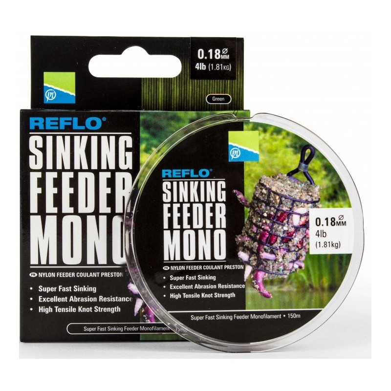Preston Żyłka Reflo Sinking Feeder Mono 150m 0,16mm