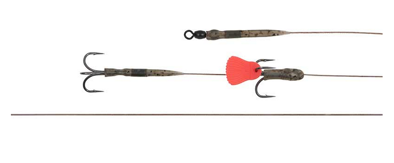 Fox Rage Dozbrojka Predator Twin Treble Trace Barbed 52cm 40lb