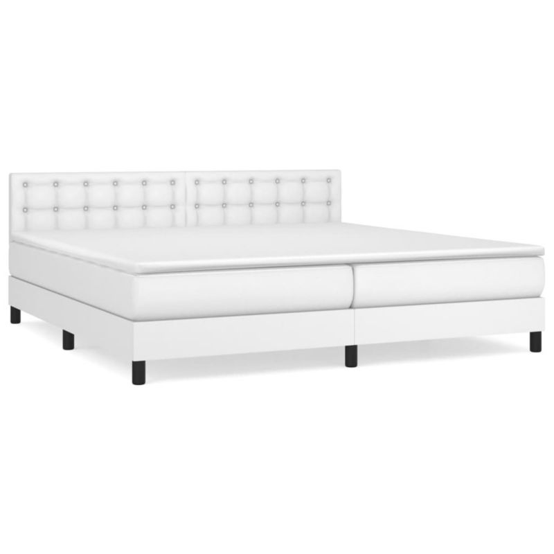 Łóżko kontynentalne WaszeMeble 200x200 cm białe WM-3141144 1 szt.