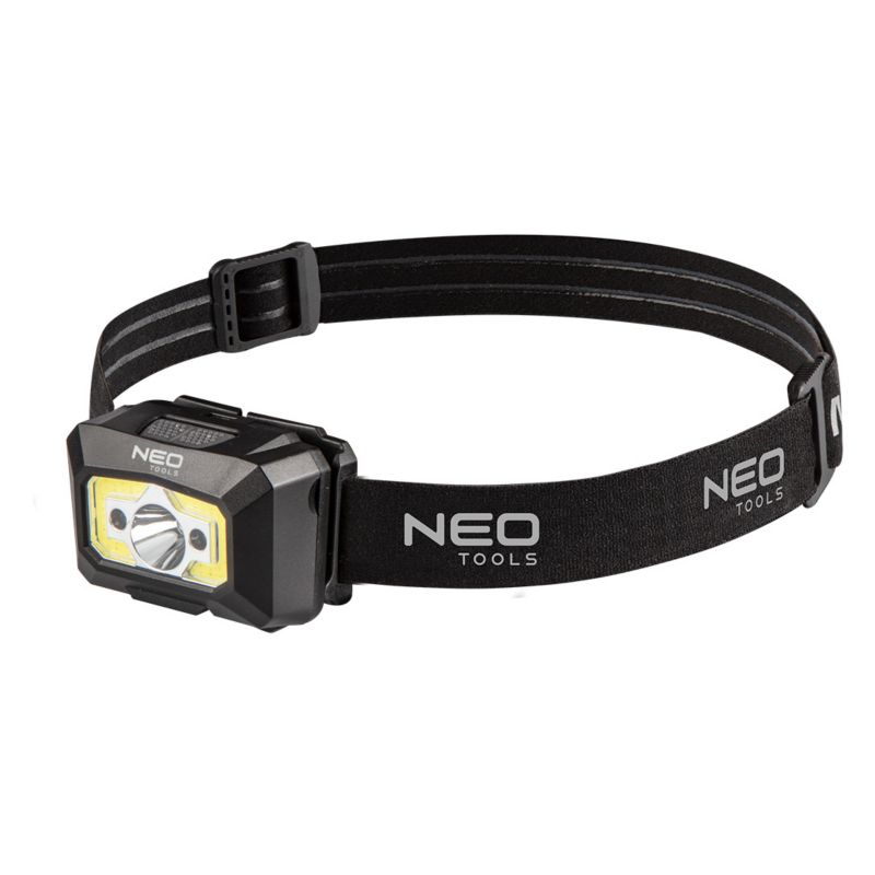 Latarka czołowa NEO TOOLS akumulatorowa USB 250 lm COB LED + czujnik ruchu 1 szt