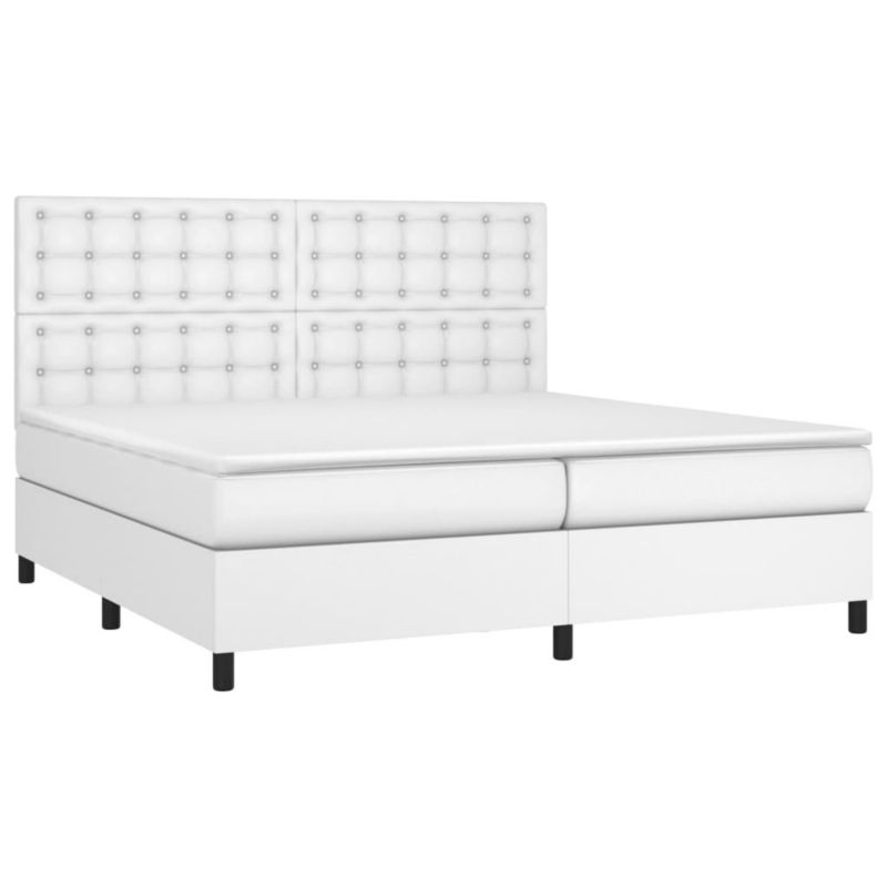 Łóżko kontynentalne WaszeMeble 200x200 cm biała WM-3135964 1 szt.