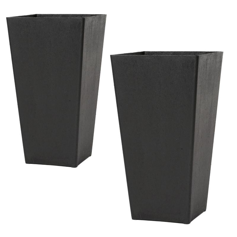 Donica 33x33x61 cm Phoenix Multy Home czarna 2 szt