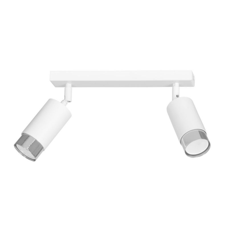 Oprawa sufitowa spot Emibig Hiro chromowany biały 2 x GU10 x 30W IP20 - 1 szt.