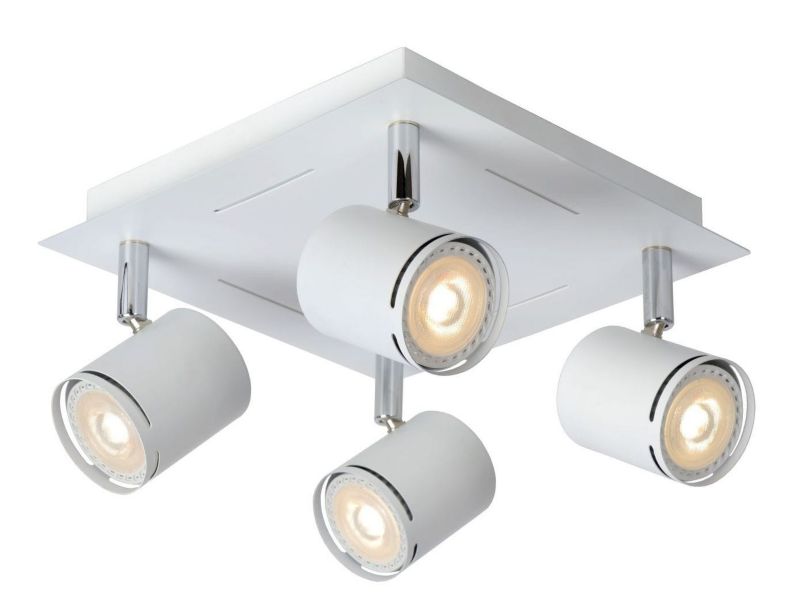 Spot Lucide Rilou biały 4 x GU10 x 4.5W IP20 wym: 22 x 22 cm - 1 szt.
