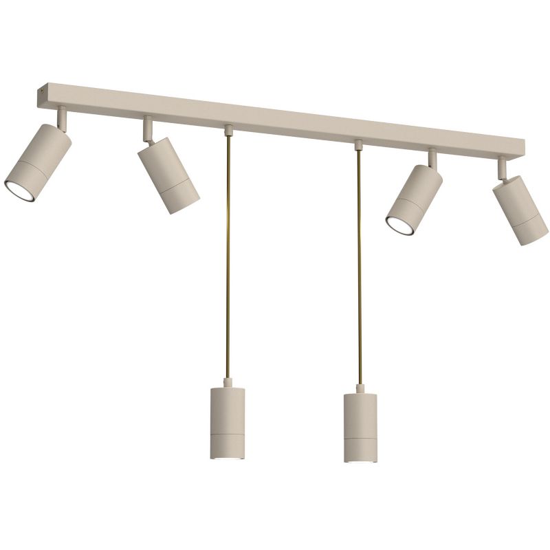 Lampa sufitowa wisząca Luminex Link 5312 kremowa listwa 6xGU10 x 8W 1 szt.