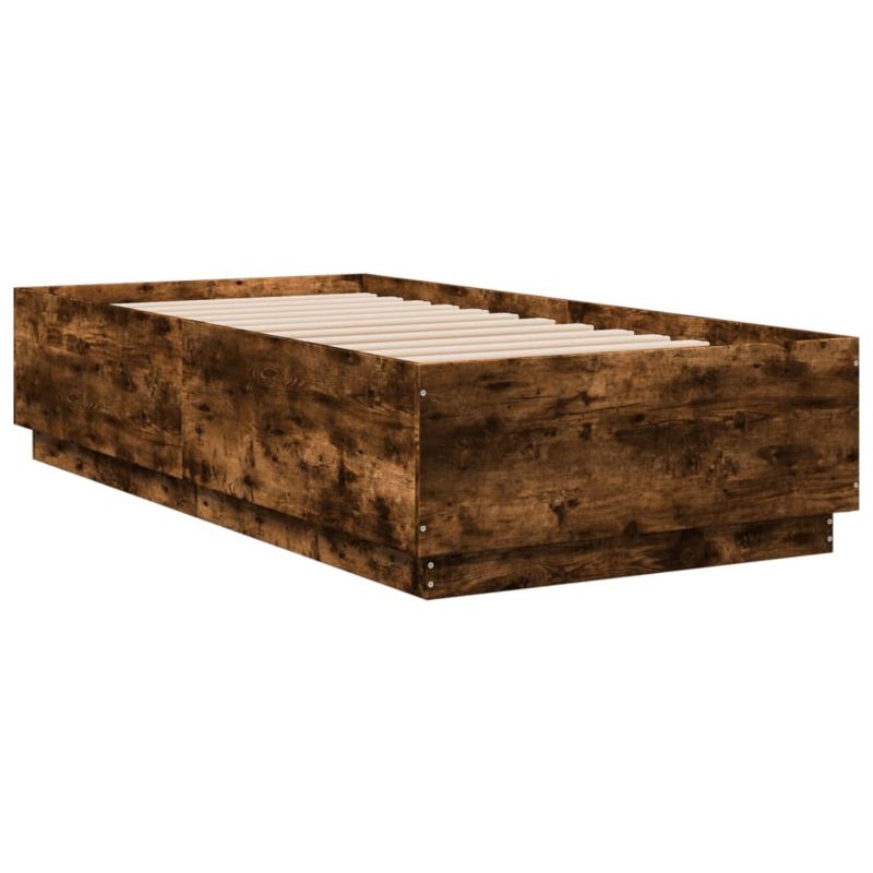 Łóżko drewniane WaszeMeble 75x190 cm brązowe WM-3209671 1 szt.