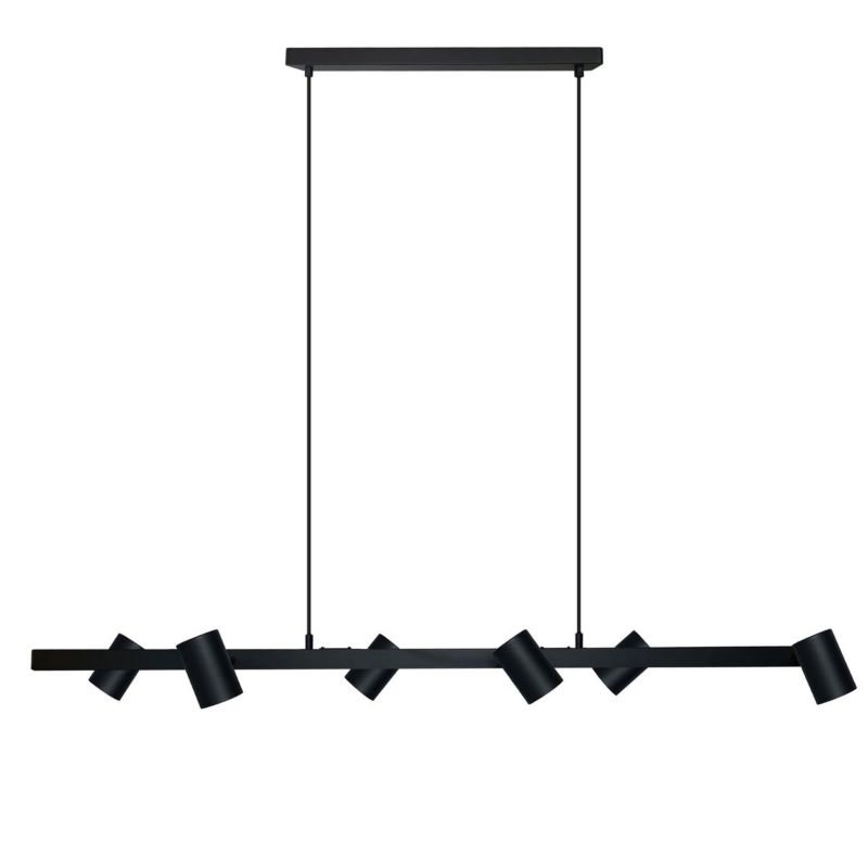 Lampa wisząca Light Prestige Snow 6 linia czarna 6 x GU10 1 szt.