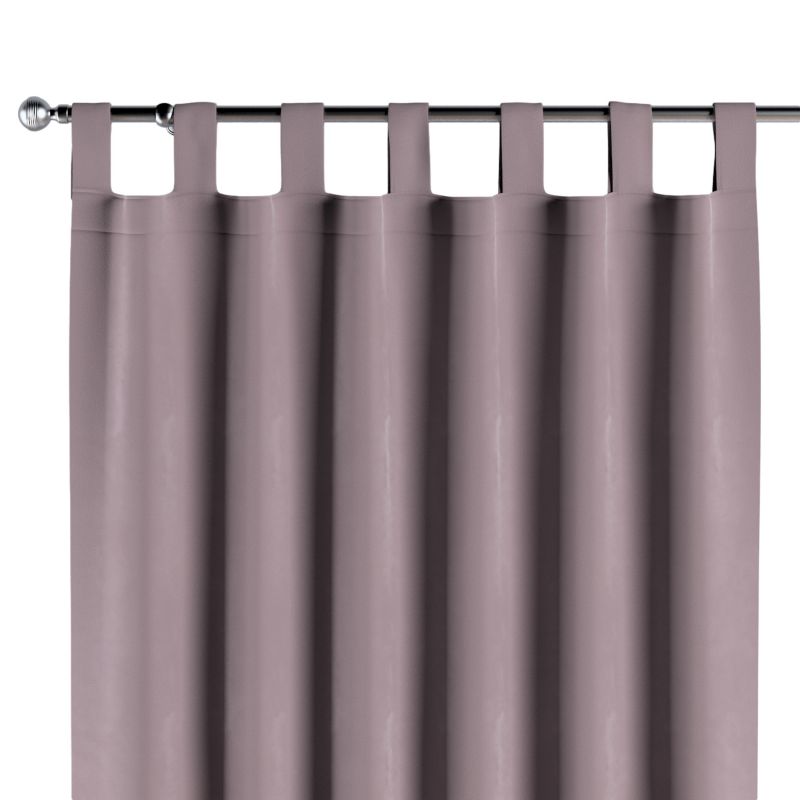 Zasłona na szelkach 1 szt. 130 x 245 cm Dekoria zgaszony róż 1 szt.