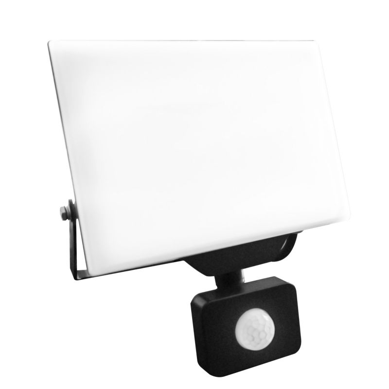Naświetlacz LED MasterLED Ultron 50W IP65 4500K neutralna biel z czujnikiem PIR czarny 1 szt.