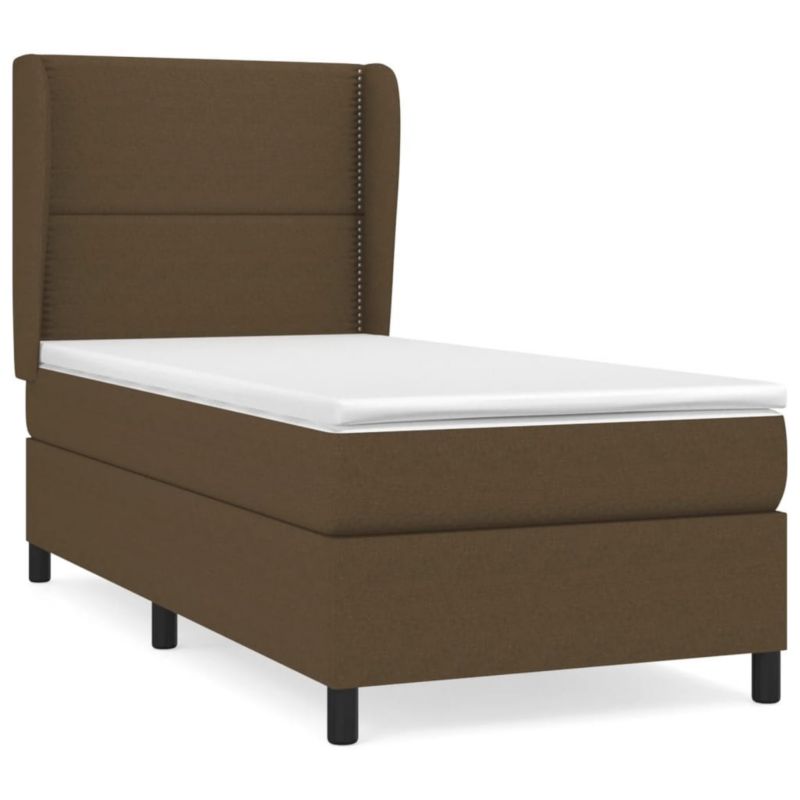 Łóżko kontynentalne WaszeMeble 90x200 cm brązowe WM-3127856 1 szt.