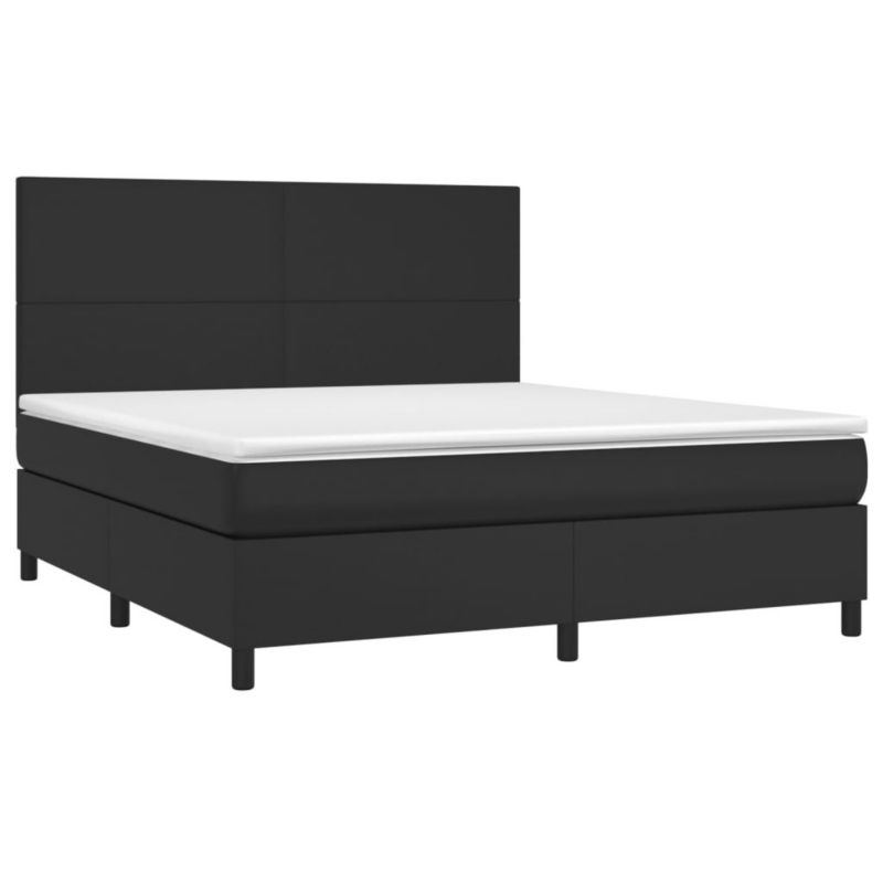 Łóżko kontynentalne WaszeMeble 180x200 cm czarna WM-3135837 1 szt.