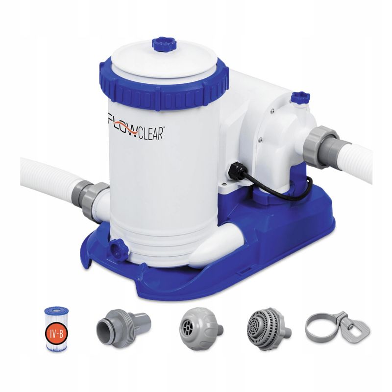 Pompa Filtrująca Bestway do Basenu Flowclear Wydajna 9463L 58391 1 szt