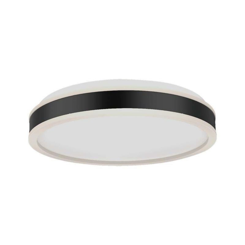 Plafon V-TAC czarno-biały LED 18W 4000K 1280lm IP20 wym: 6,2 x 35 x 35 cm tworzywo sztuczne - 1 szt.
