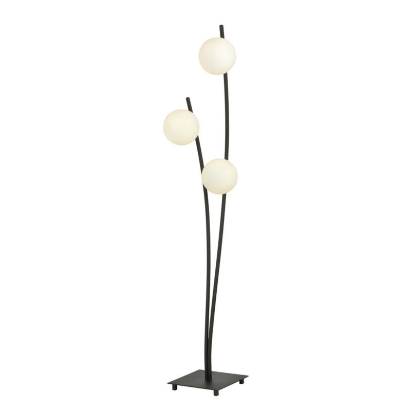 Lampa podłogowa stojąca Emibig Hunter czarno-biała 3 x E14 x 10W wym: 150 x 35 x 35 cm - 1 szt.