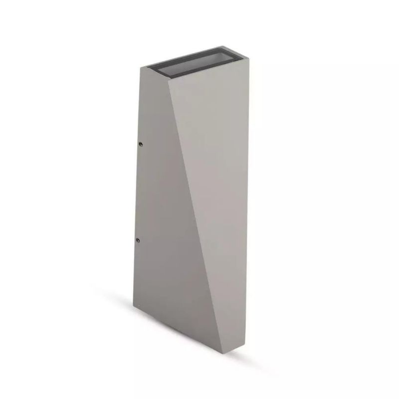 Kinkiet V-TAC 826 szary LED 6W 3000K 450lm IP65 wym: 20 x 9 x 9 cm - 1 szt.