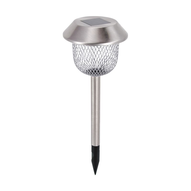Lampa gruntowa wbijana Struhm Tulip chromowana LED 0.06W 6500K 1lm IP44 wym: 36 x 12 x 12 cm metal - 1 szt.