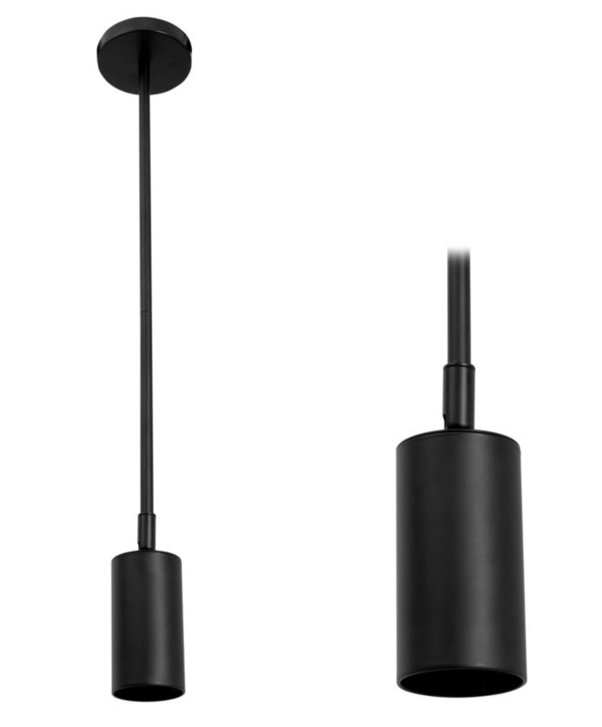 Lampa Sufitowa Wisząca Toolight App240-1Cp Czarny 1 Szt