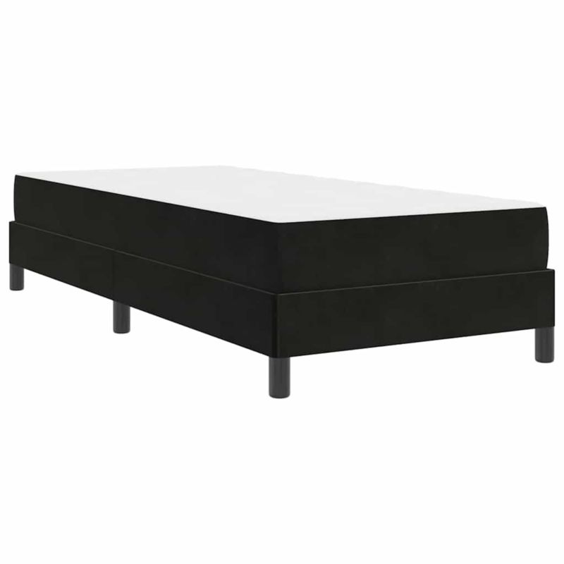 Łóżko z materacem drewniane WaszeMeble 90x190 cm czarny WM-3398661 1 szt.