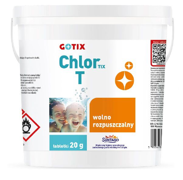 Tabletki do basenu Gotix Chlortix T 20 g 3 kg 2 szt.