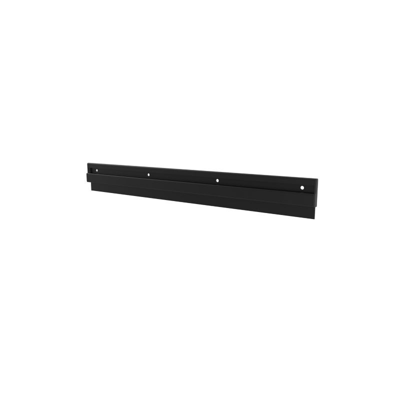Szyna do haków GoodHome Rand 60 cm czarny mat
