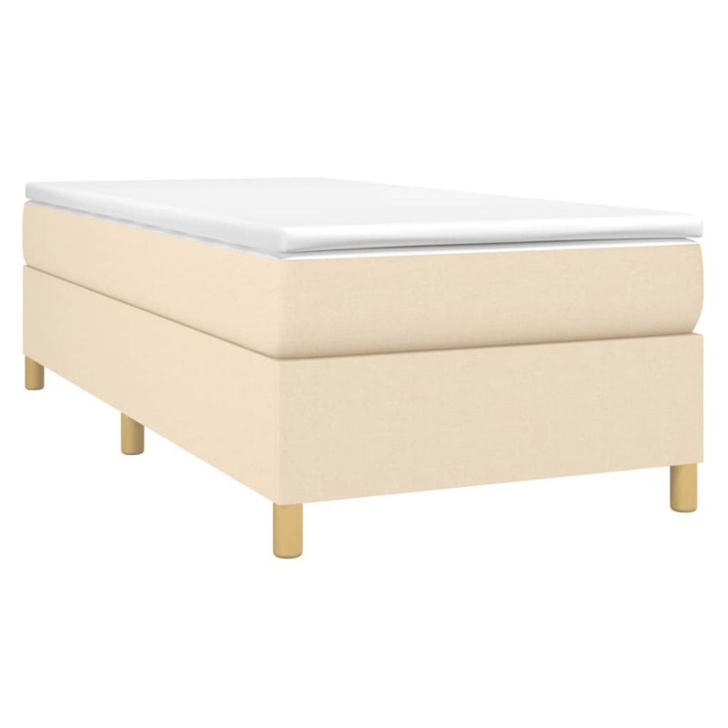 Łóżko tapicerowane WaszeMeble 90x200 cm kremowa WM-3120934 1 szt.