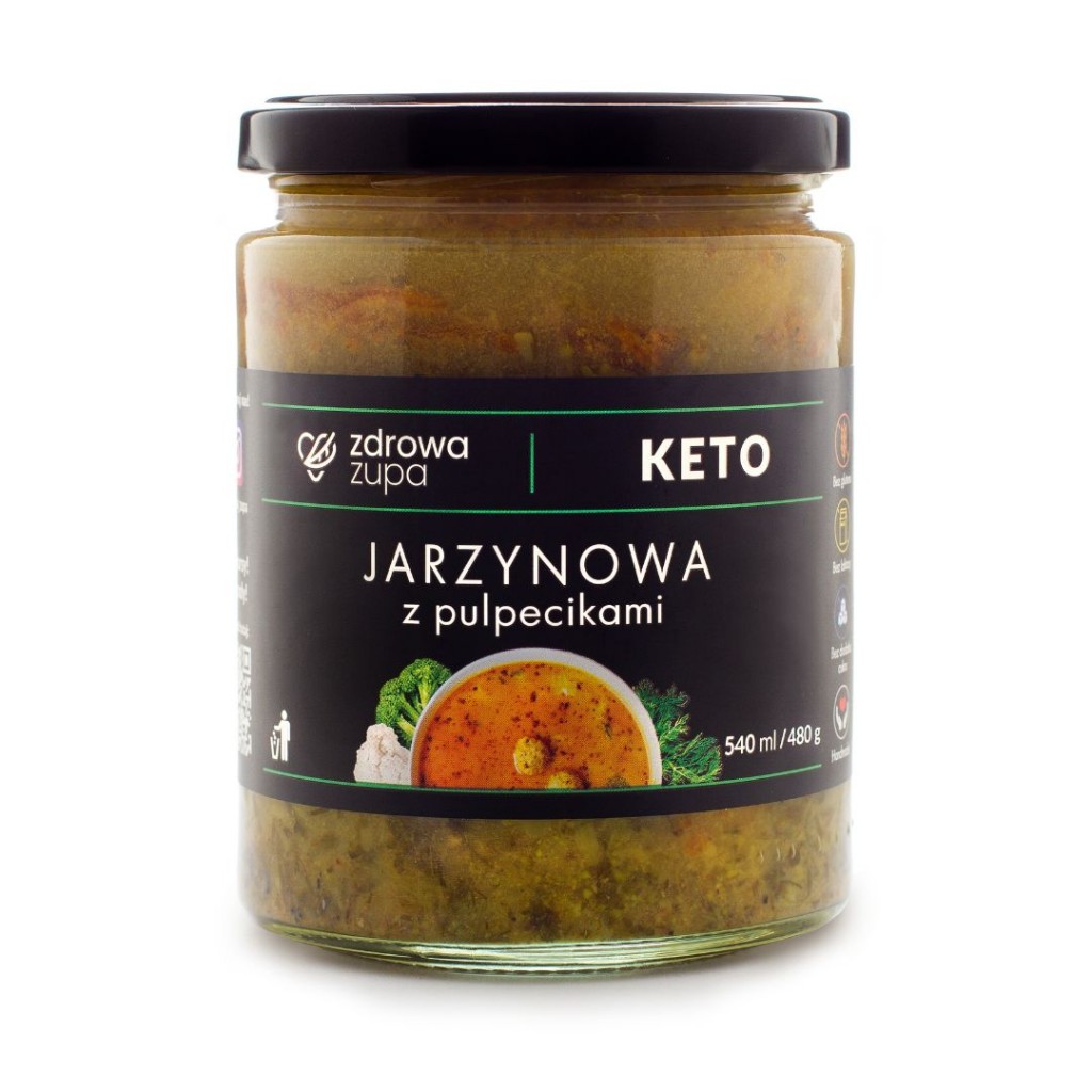 Keto jarzynowa z pulpecikami bezglutenowa 540 ml