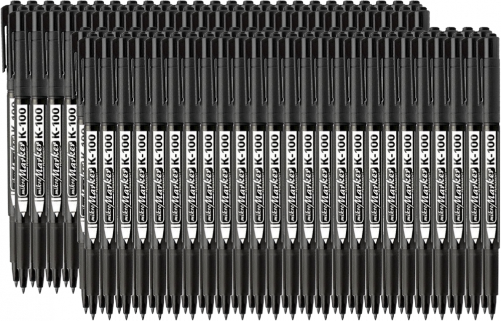100x Foliopis Kamet K-100, 0.8-1.2mm, czarny