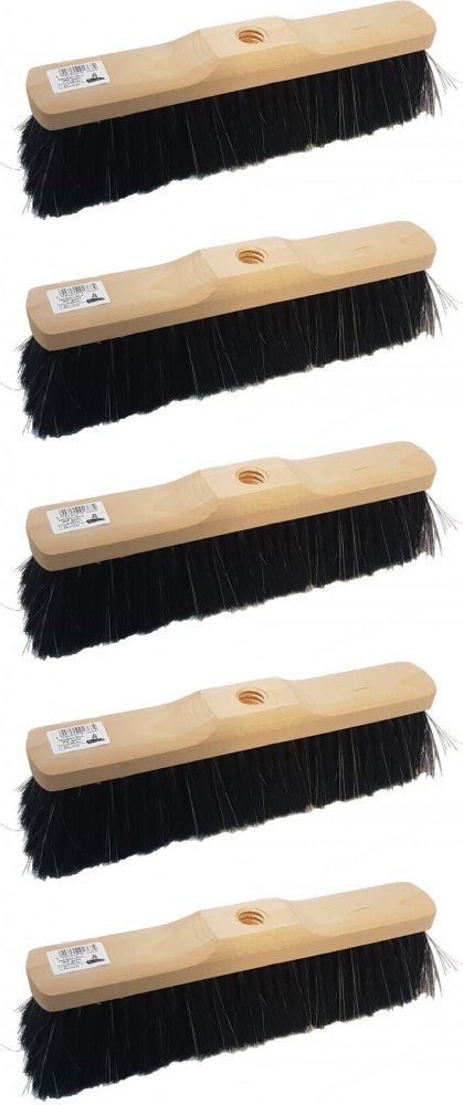5x Zamiatacz Basia, 30cm, brązowy, końcówka