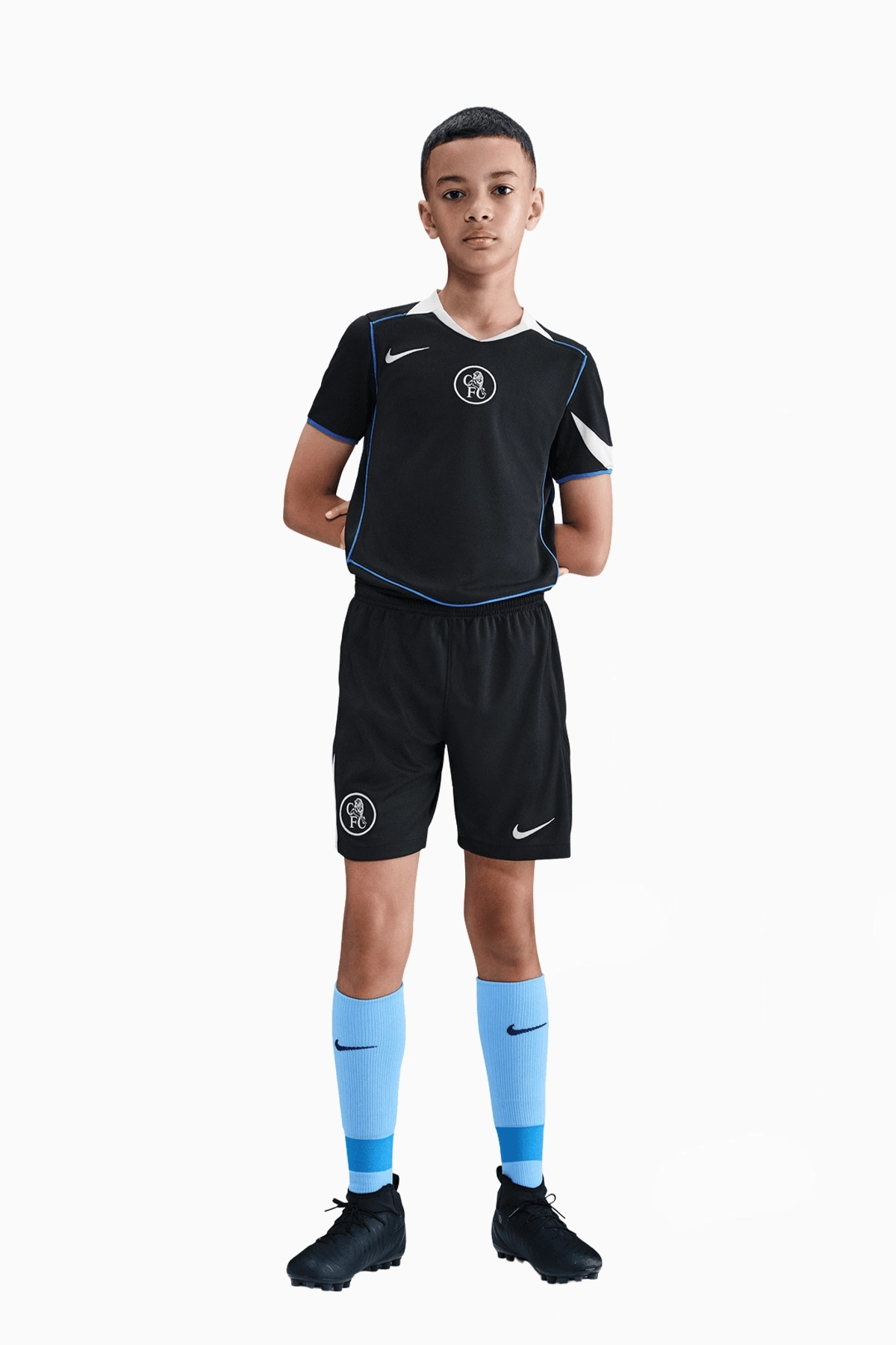 Spodenki Nike Chelsea FC 25/26 Trzecie Stadium Junior - Czarny